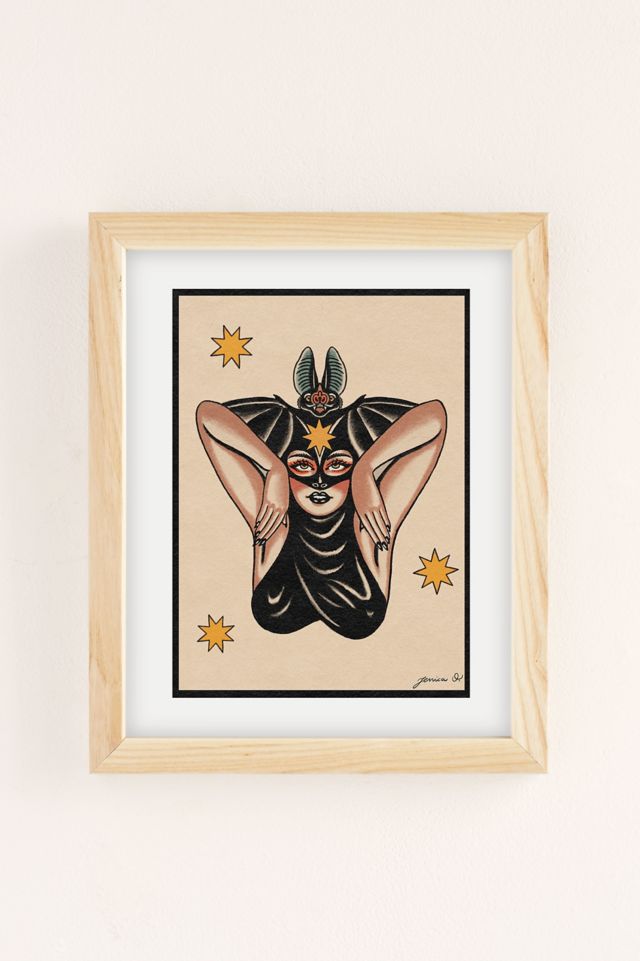Jessica O. Batty Girl Art Print #1