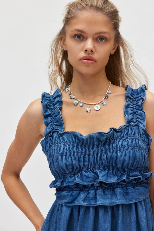 sachin and babi light blue dress LSPACE Kenzie Cover Up Dress in Cream