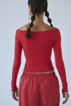 Out From Under Cotton Compression Boatneck Long Sleeve Top