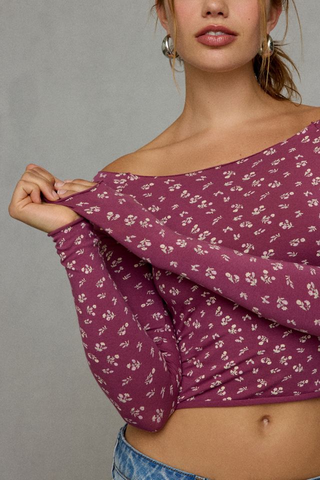 Out From Under Cotton Compression Boatneck Long Sleeve Top #2