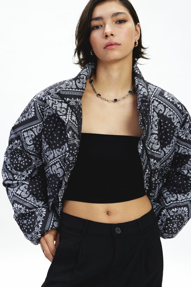 BDG Ola Patchwork Printed Puffer Jacket #1