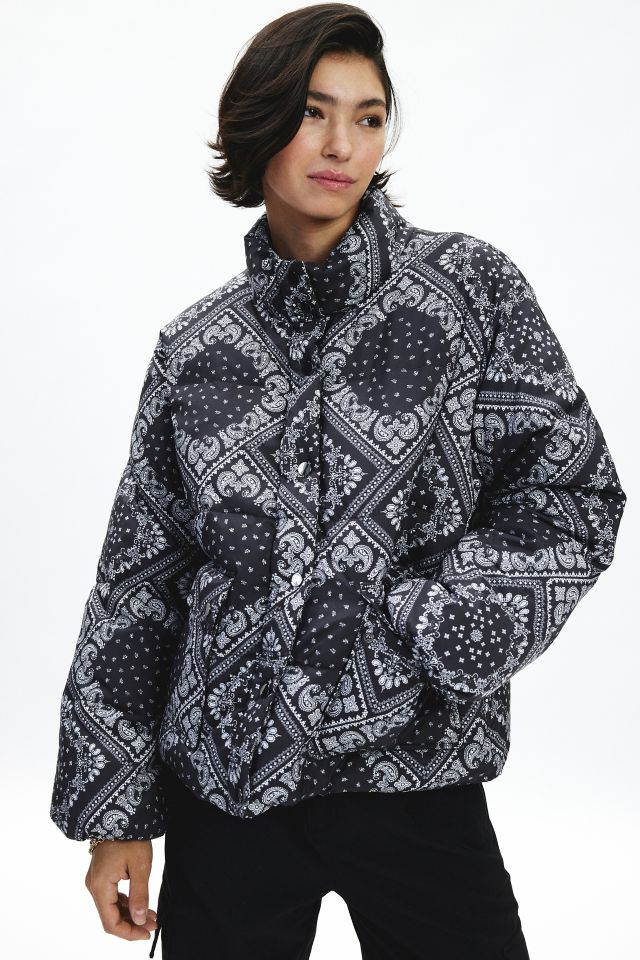 BDG Ola Patchwork Printed Puffer Jacket #2