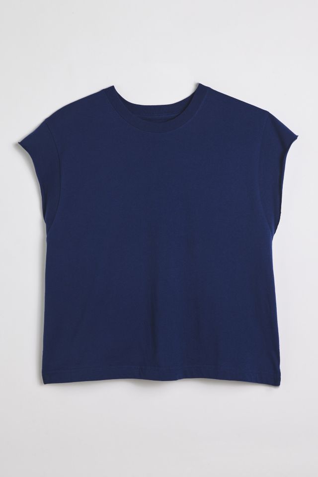 BDG Grayson Solid Cutoff Muscle Tank