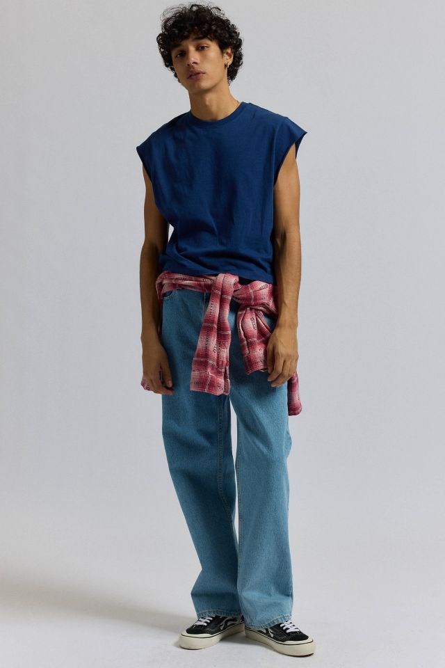 BDG Grayson Solid Cutoff Muscle Tank