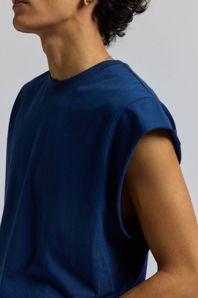 BDG Grayson Solid Cutoff Muscle Tank