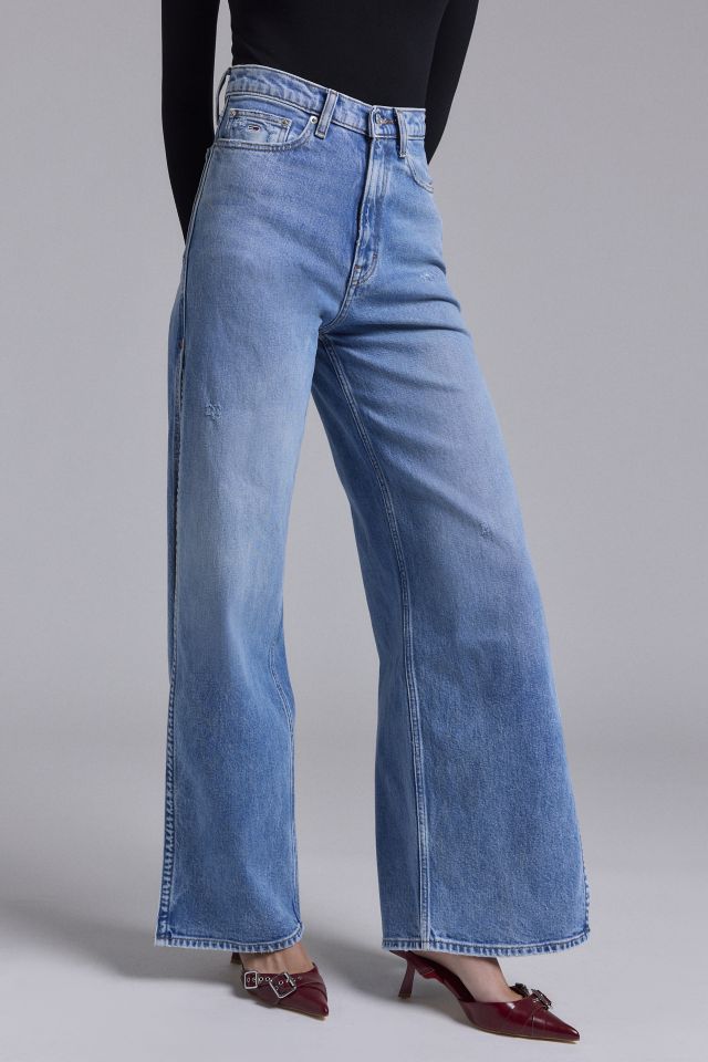 Tommy Jeans Claire High Rise Wide Leg Side-Split Jean #1