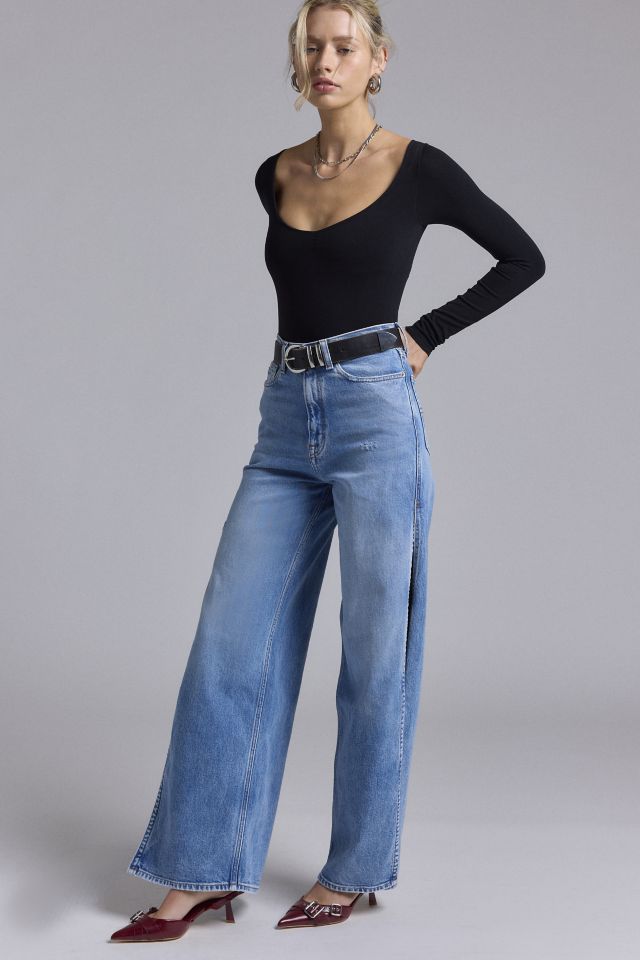 Tommy Jeans Claire High Rise Wide Leg Side-Split Jean #2