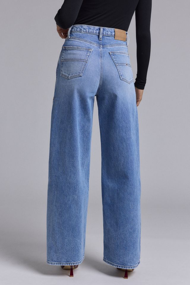 Tommy Jeans Claire High Rise Wide Leg Side-Split Jean #3