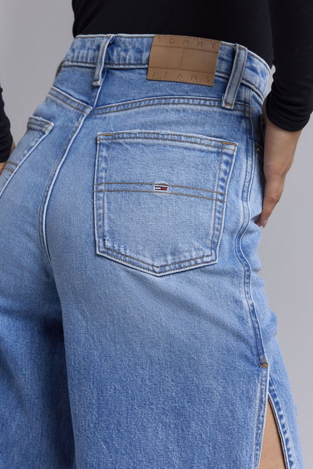 Tommy Jeans Claire High Rise Wide Leg Side-Split Jean #4