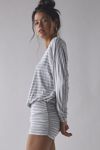 Silence + Noise Destin Dolman Off-The-Shoulder Mini Dress