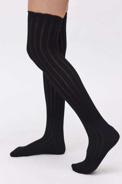 Pointelle Over-The-Knee Sock