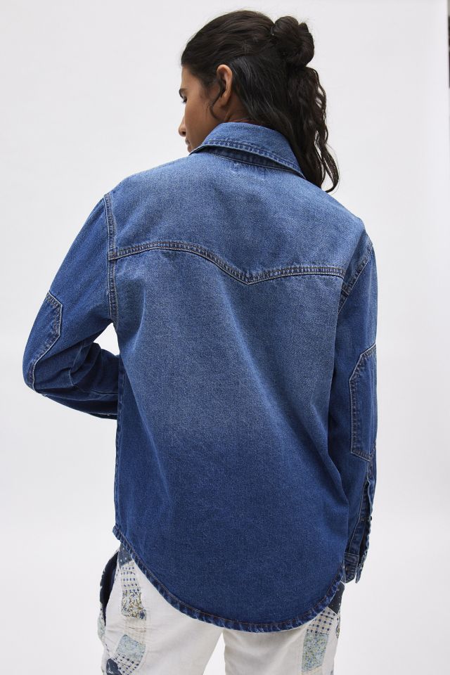 BDG Dru Denim Shacket #2