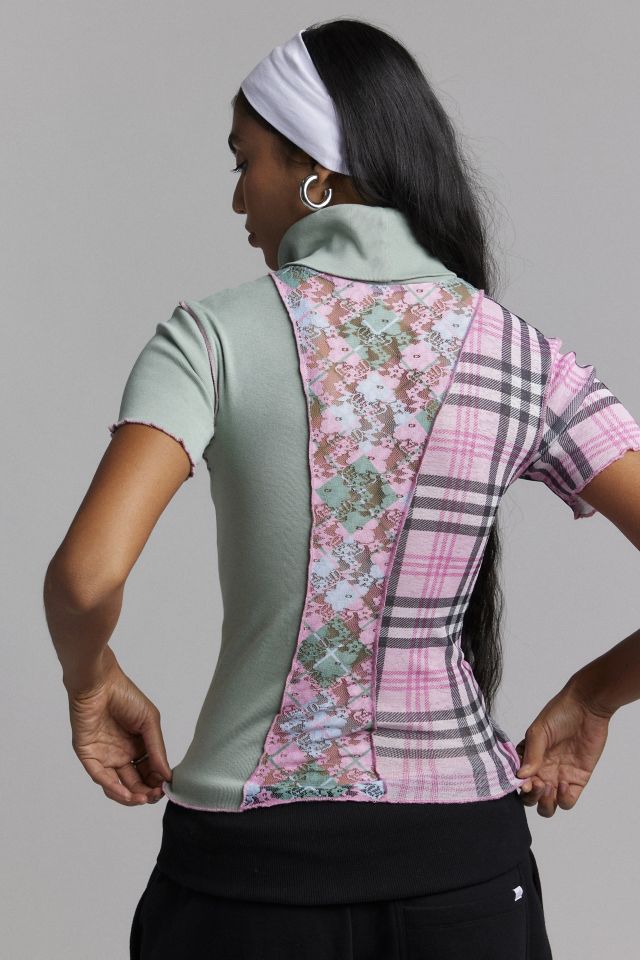 UO Tai Patchwork Turtleneck Top #3