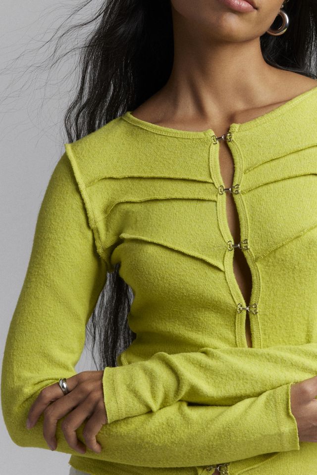 Basic Pleasure Mode Hazel Boatneck Long Sleeve Cardigan #1