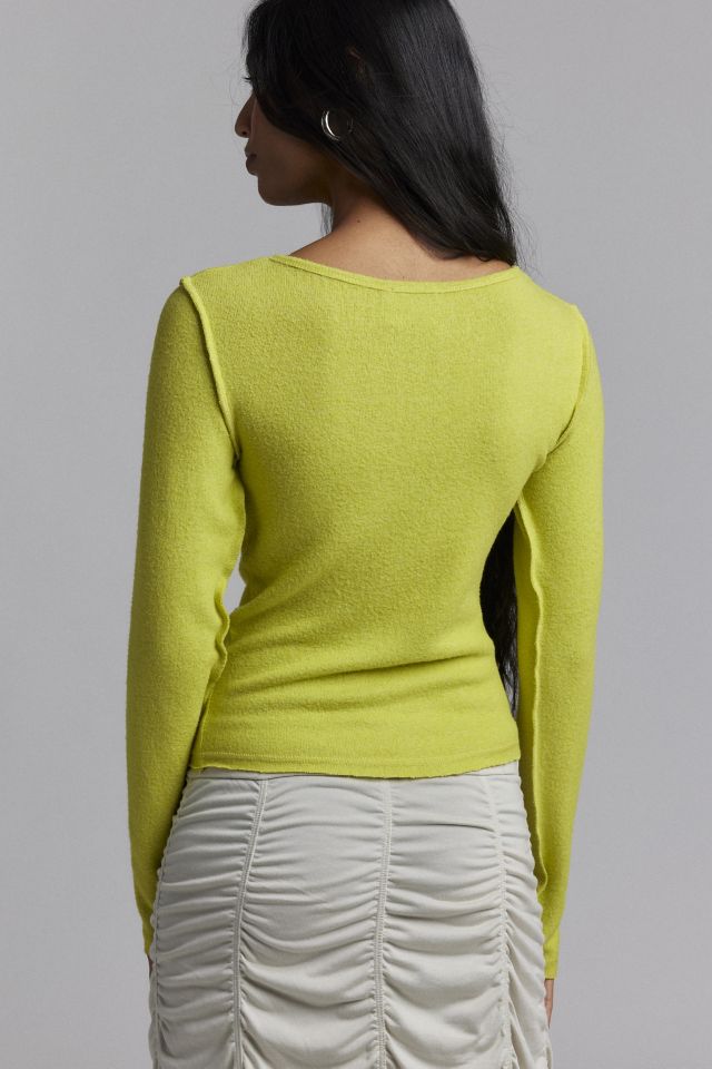Basic Pleasure Mode Hazel Boatneck Long Sleeve Cardigan #3