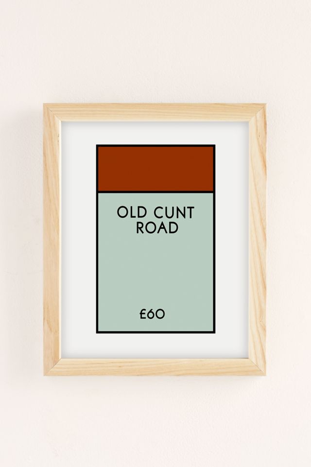 daveseedhouse Old C*** Road Art Print #1