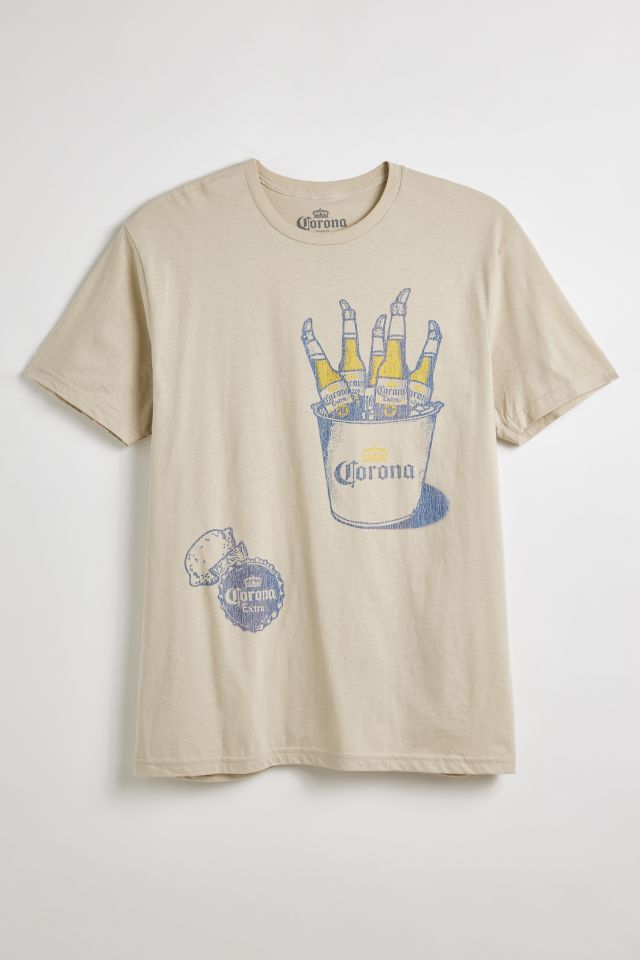 Corona Bucket On The Beach Tee #1