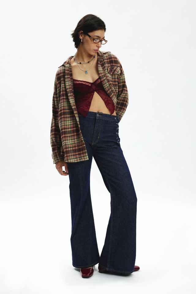 BDG Dani Oversized Flannel Shirt #1