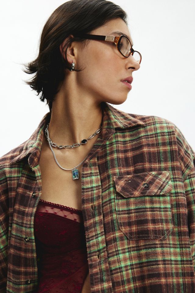 BDG Dani Oversized Flannel Shirt #2