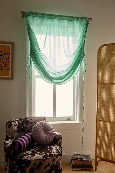 Roman Shade Window Panel