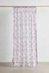 Roman Shade Printed Bows Window Panel