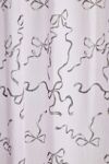 Roman Shade Printed Bows Window Panel