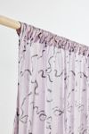 Roman Shade Printed Bows Window Panel