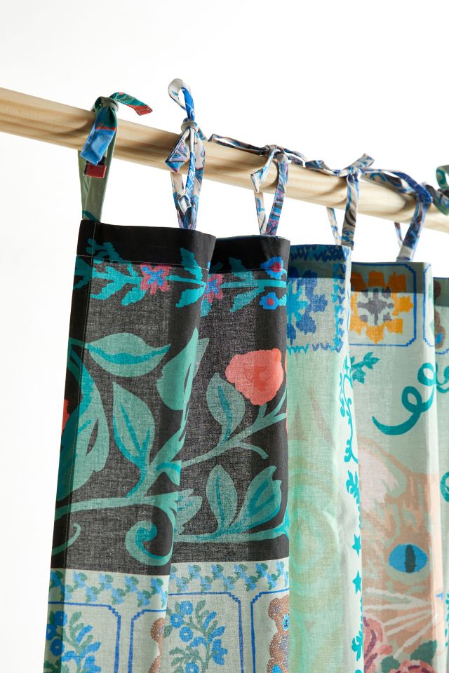 Raya Patched Floral Window Panel #3