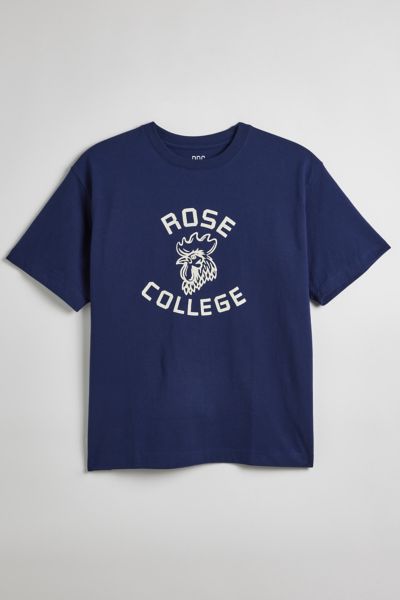 BDG BOBBY COTTON GRAPHIC TEE IN NAVY, MEN'S AT URBAN OUTFITTERS 