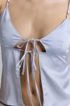 Silence + Noise Courtney Open Tie Front Cami