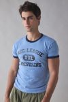 BDG Varsity Graphic Slim Fit Retro Ringer Tee