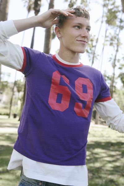 【 JEANS】SLIM RINGER T-SHIRT Essential Ringer Sporty T-shirt - Blue | Levi's® US