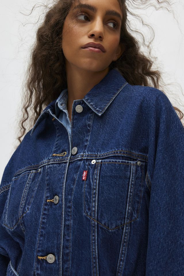 Levi s Belted Dolman Trucker Jacket Urban Outfitters