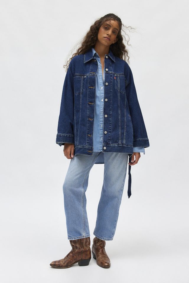 Levi s Belted Dolman Trucker Jacket Urban Outfitters