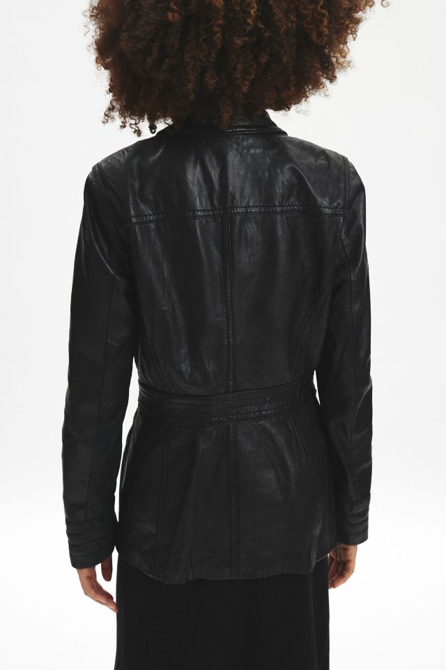 Vintage By UO Leather Blazer #2