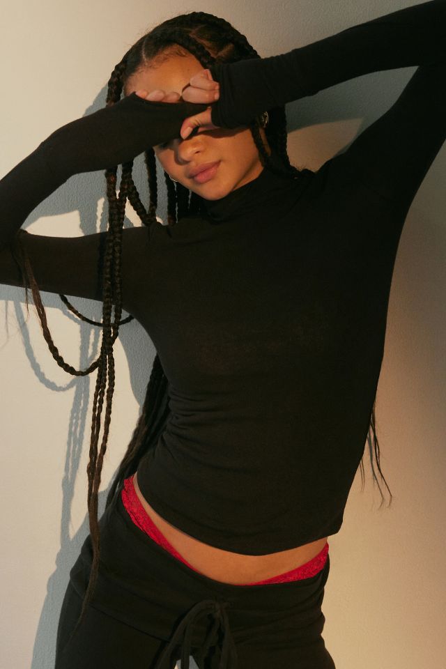 T-shirt à col roulé superposé Laurelie Out From Under #3