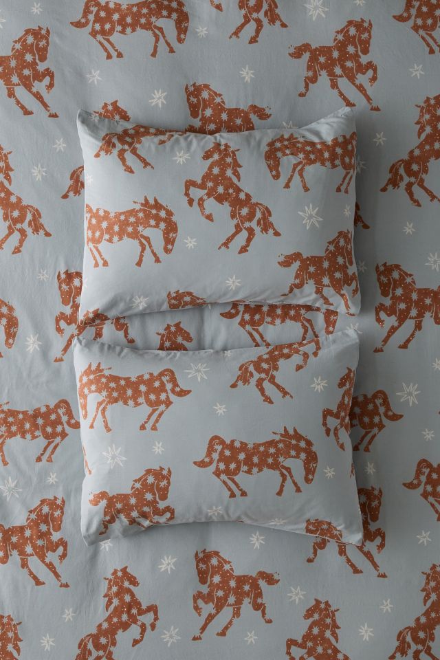 Roan Ponies Sham Set #1