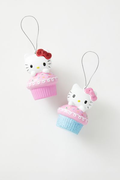 Hello Kitty Cupcake Ornament