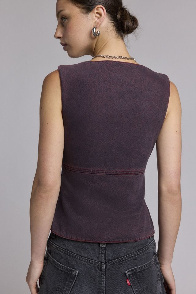 Hosbjerg Rue Lace Up Tank Top #2