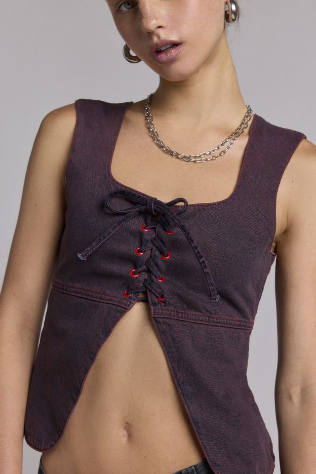 Hosbjerg Rue Lace Up Tank Top #3