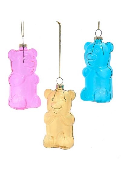 Gummy Bear Ornament - Set Of 3