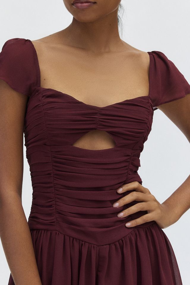 Kimchi Blue Diana Ruched Drop Waist Romper #2
