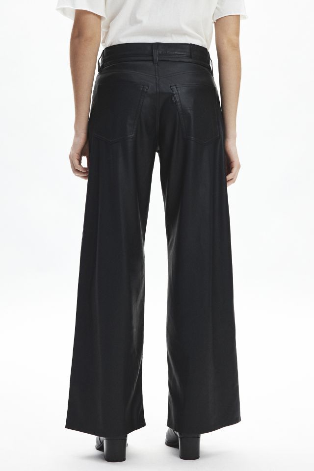 Levi's® XL Straight Tie Waist Faux Leather Pant #2