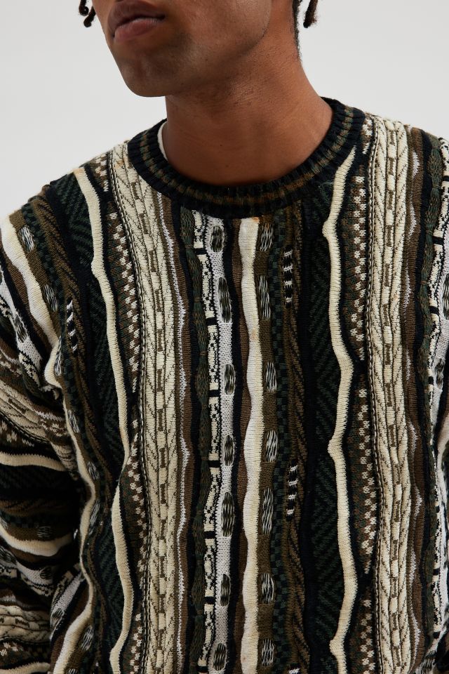Vintage By UO Abstract Knit Crew Neck Sweater #3