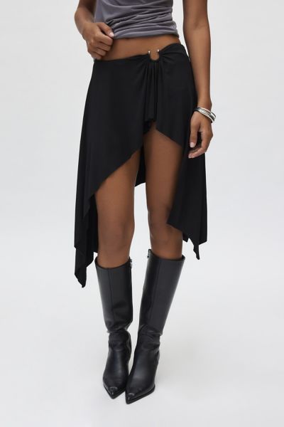 Silence + Noise Larissa High Slit Midi Skort