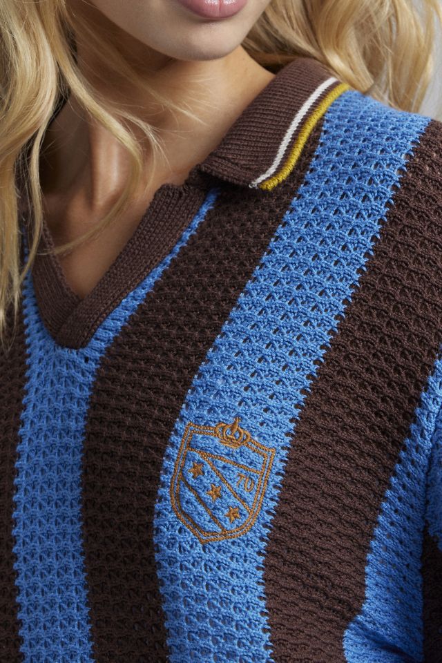 BDG Mitchelle Embroidered Crest Polo Sweater #1