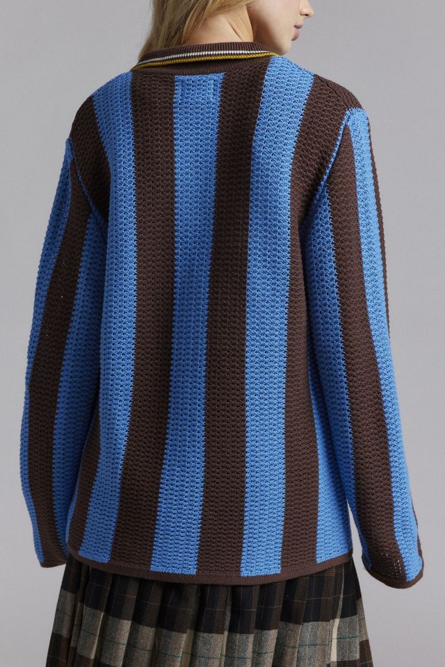 BDG Mitchelle Embroidered Crest Polo Sweater #3