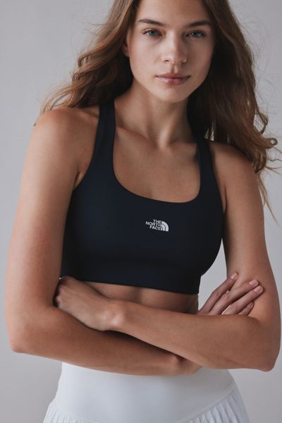 THE NORTH FACE MOVMYNT SCOOP NECK SPORTS BRA IN BLACK, WOMEN'S AT URBAN OUTFITTERS 