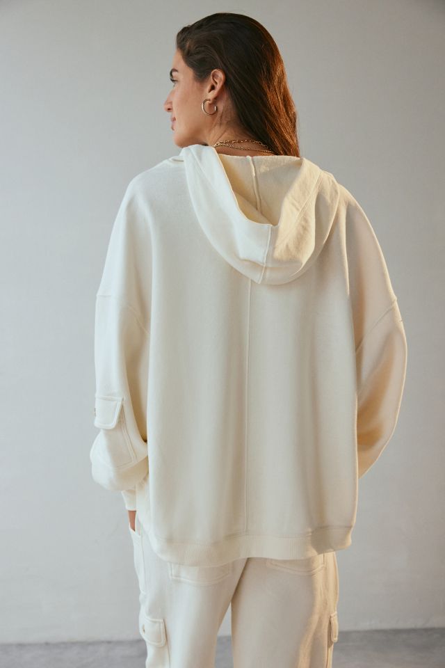 Out From Under Get It Right Cropped Hooded Cardigan #3