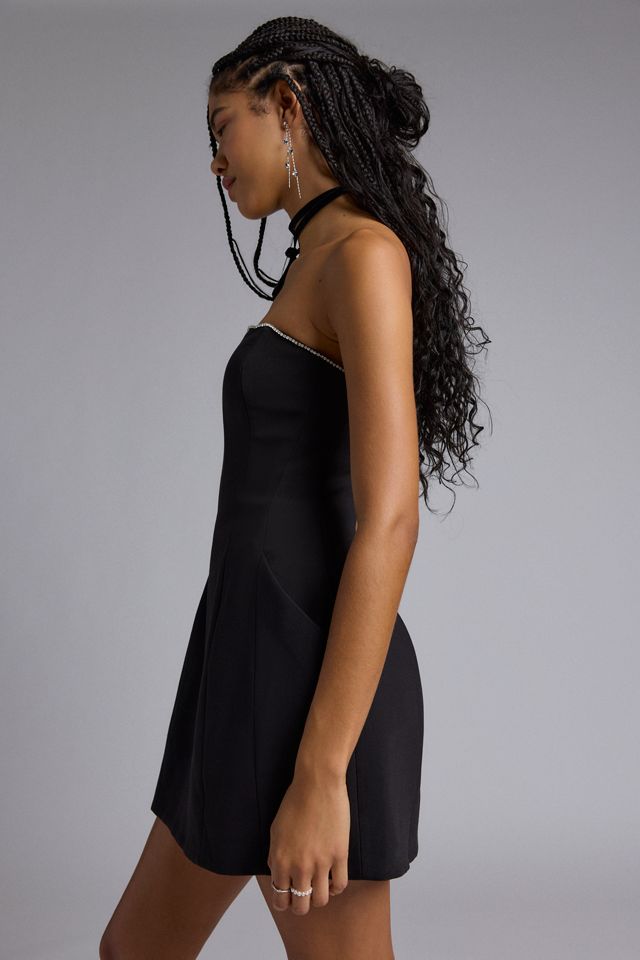 knee length dresses for ladies Hourglass Little Black Dress